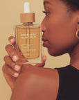 Argan and almond hair repair oil to restore shine, smooth frizz and strengthen damaged hair