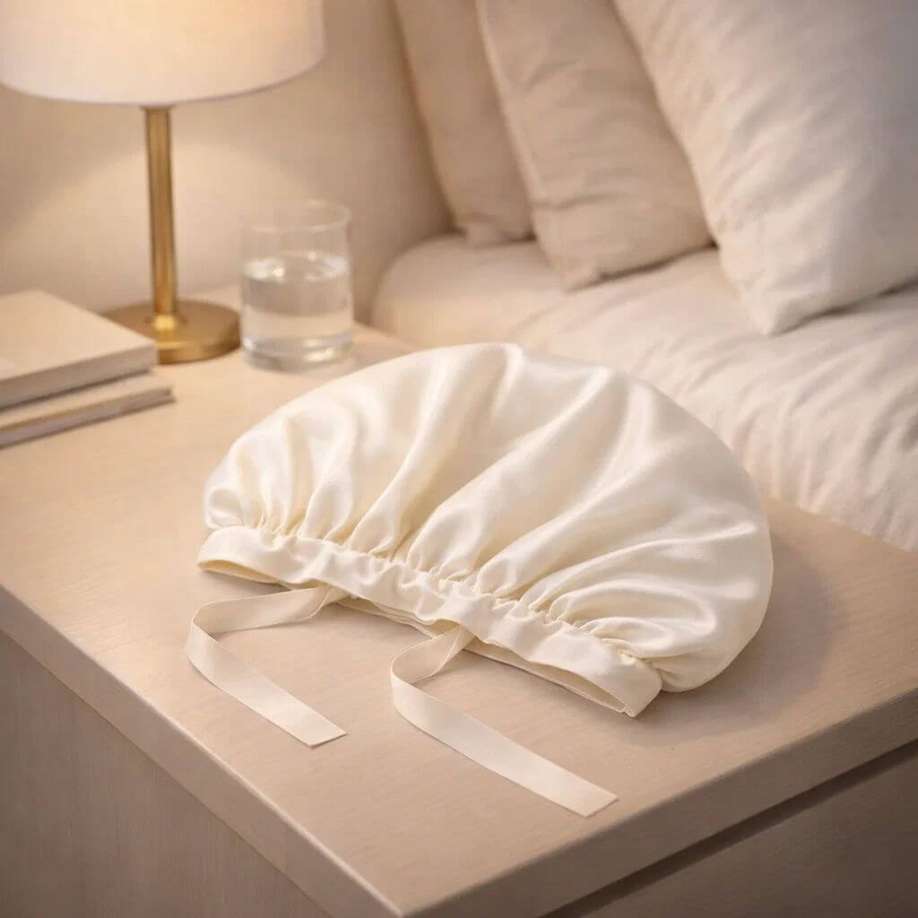 Rosemary hair oil, pure silk hair bonnet, hairhalo, uk, haircare, healthy hair