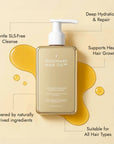 Rosemary hair oil, hair honey, pro-keratin growth, shampoo, hydrating, nourishing, honey, argan oil, sweet almond oil, vitamin E, frizz, dryness, breakage, natural, protect, healthy hair, growth, hair growth, SLS-free, 200ml, benefits