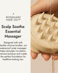 Rosemary hair oil, scalp massager, soothe, essential, hair growth, stimulate, health, haircare, UK, hair growth
