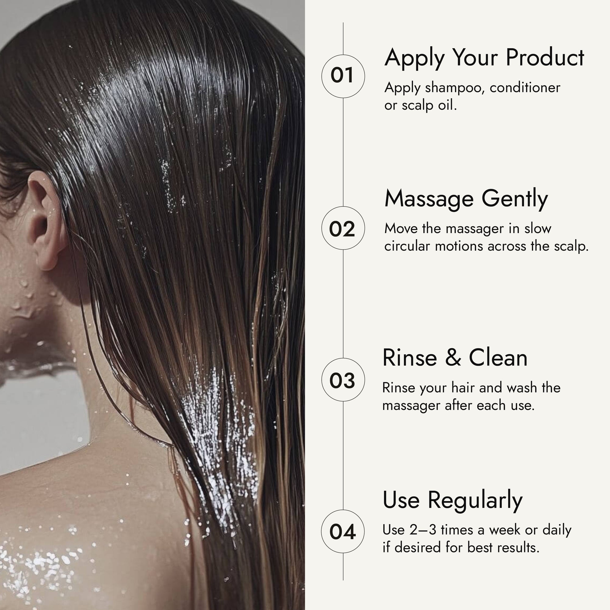 Rosemary hair oil, scalp massager, soothe, essential, hair growth, stimulate, health, haircare, UK, hair growth, how to use